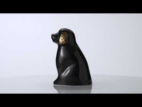 
                  
                    Load and play video in Gallery viewer, &amp;quot;Cuddle&amp;quot; Pet Urn for Dog - Grey Matte | Ceramic | Handmade
                  
                