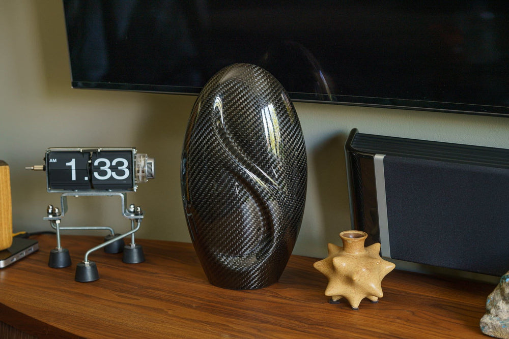 
                  
                    Pulvis Art Urns Adult Size Urn Carbon Fiber Cremation Urn "Eternity" - Twill Weave Carbon Urn
                  
                