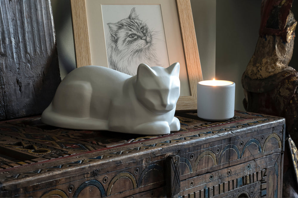 
                  
                    Pulvis Art Urns "Cat" Memorial Bundle - 4 pcs. | Handmade
                  
                