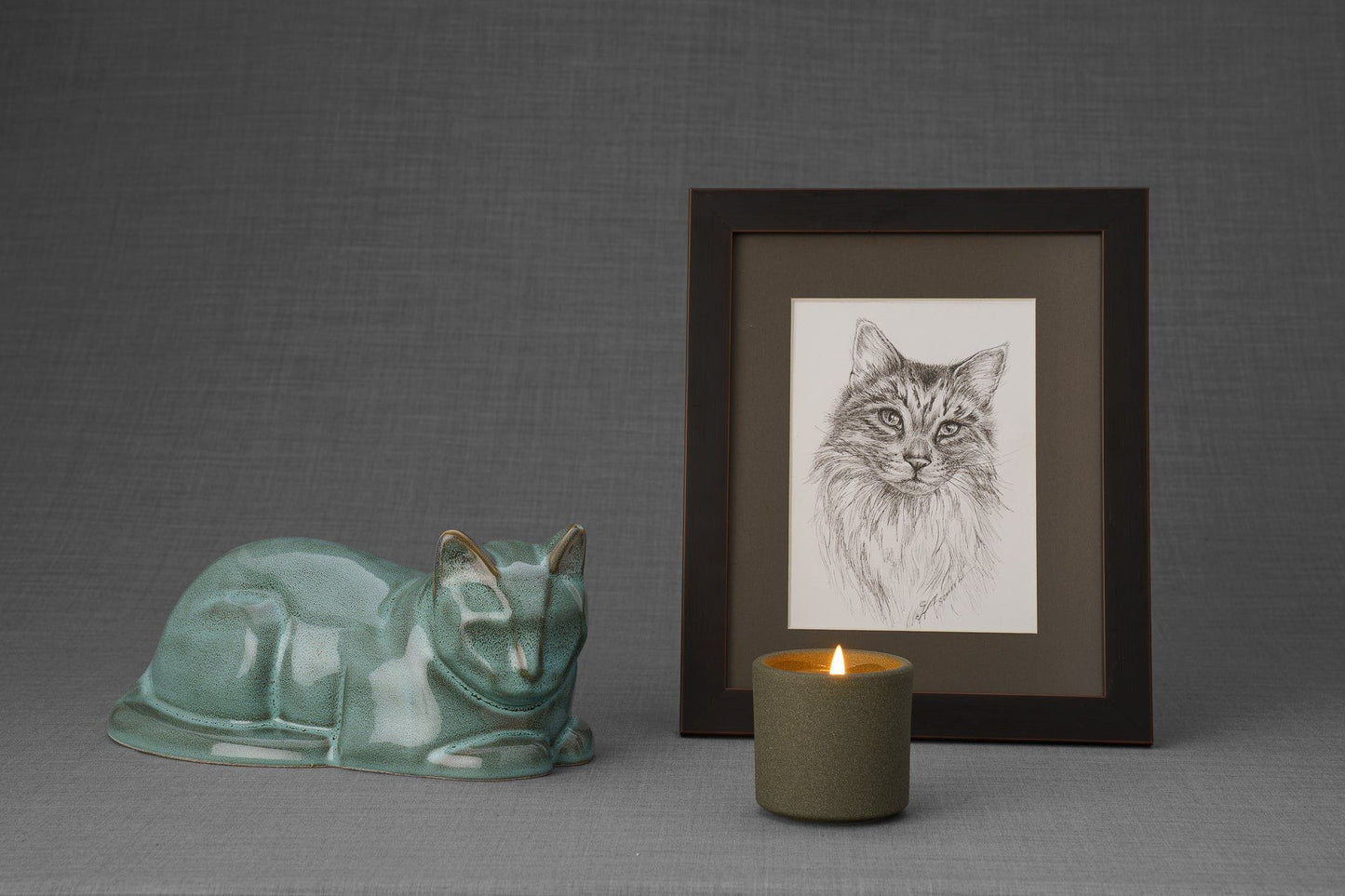 
                  
                    Pulvis Art Urns "Cat" Memorial Bundle - 4 pcs. | Handmade
                  
                