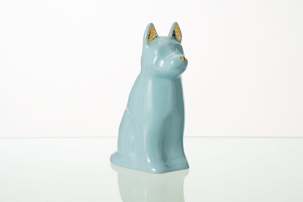 
                  
                    Pulvis Art Urns Pet Urn "Barkley" Pet Urn for Dog - Baby Blue | Ceramic | Handmade
                  
                