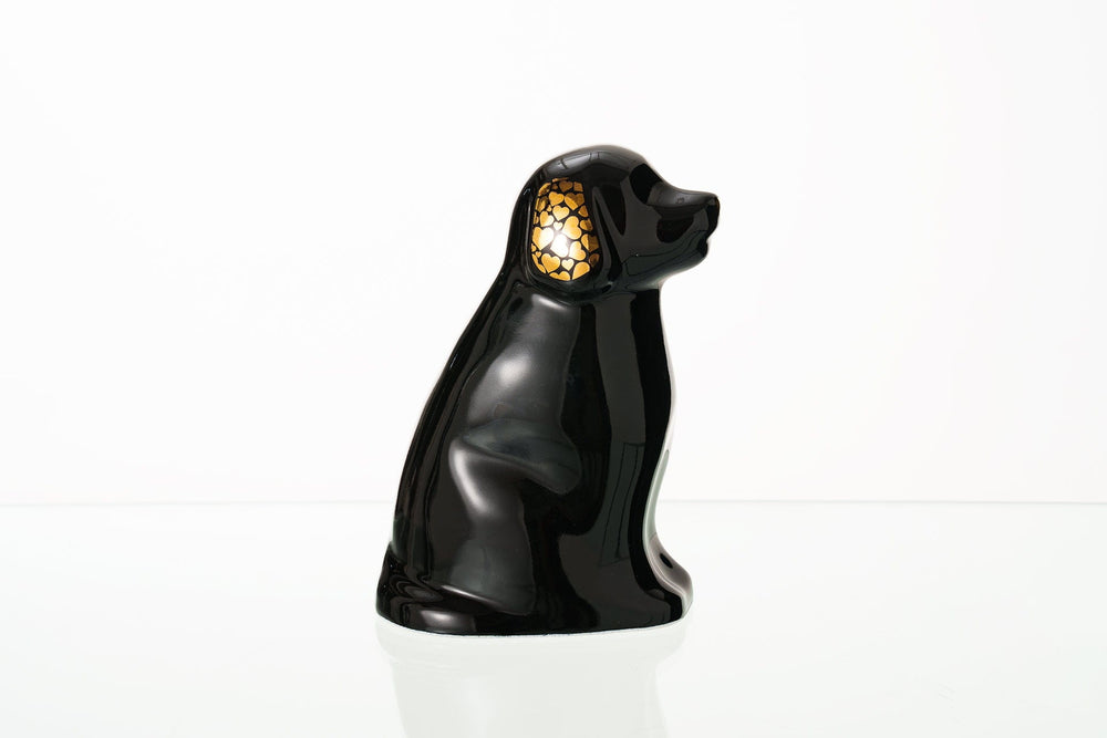 
                  
                    Pulvis Art Urns Pet Urn "Cuddle" Pet Urn for Dog - Black | Ceramic | Handmade
                  
                