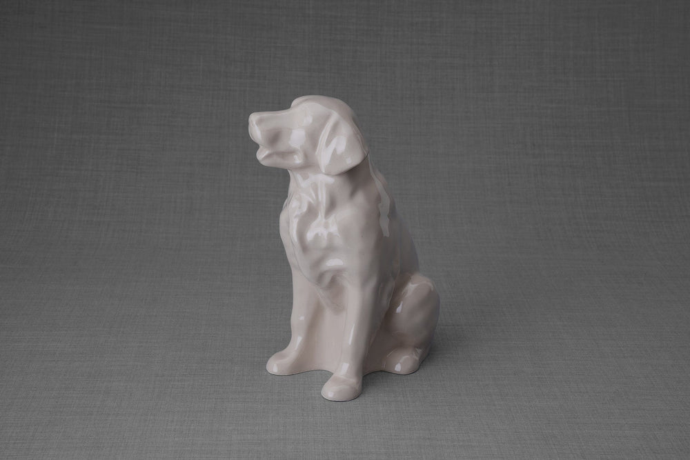 Pulvis Art Urns Pet Urn Golden Retriever Pet Urn - Transparent | Ceramic Urn