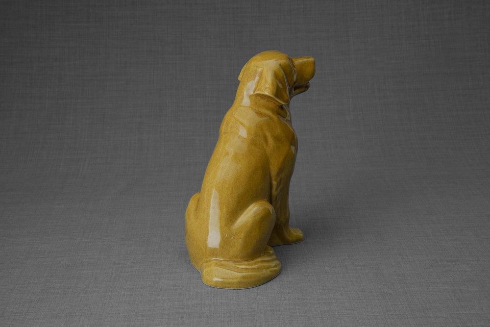 
                  
                    Pulvis Art Urns Pet Urn Golden Retriever Pet Urn - Yellow | Ceramic Urn
                  
                