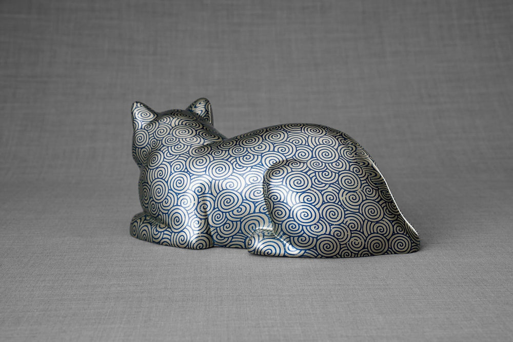 
                  
                    Pulvis Art Urns Pet Urn HydroGraphics Pet Urn For Cat - "Vortex" - Ceramic | Hydro Dipping
                  
                