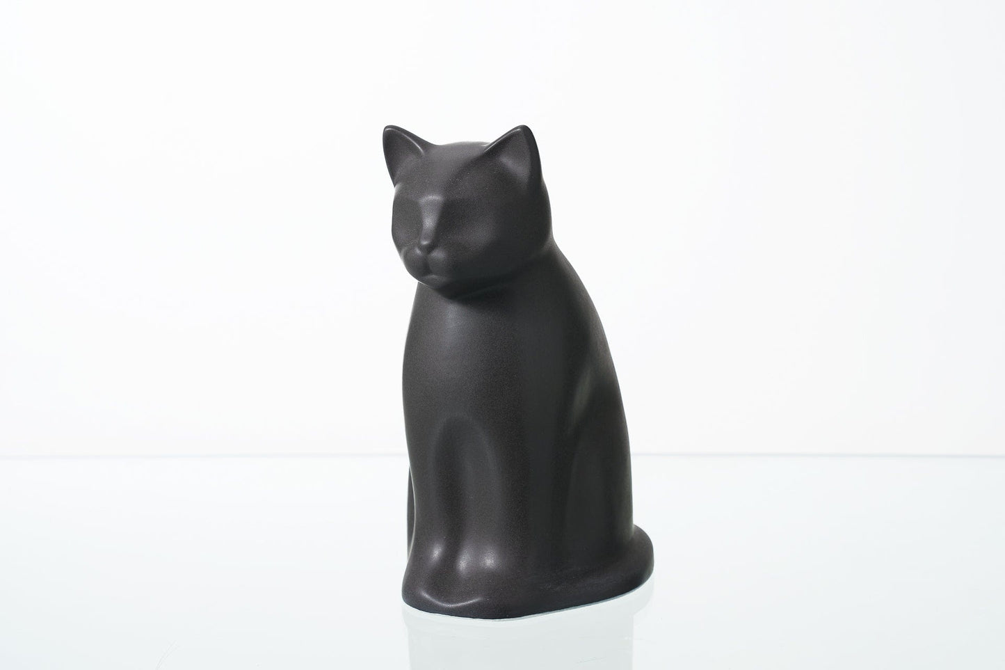 Pulvis Art Urns Pet Urn "Meow" Pet Urn for Cat - Gray Matte | Ceramic | Handmade