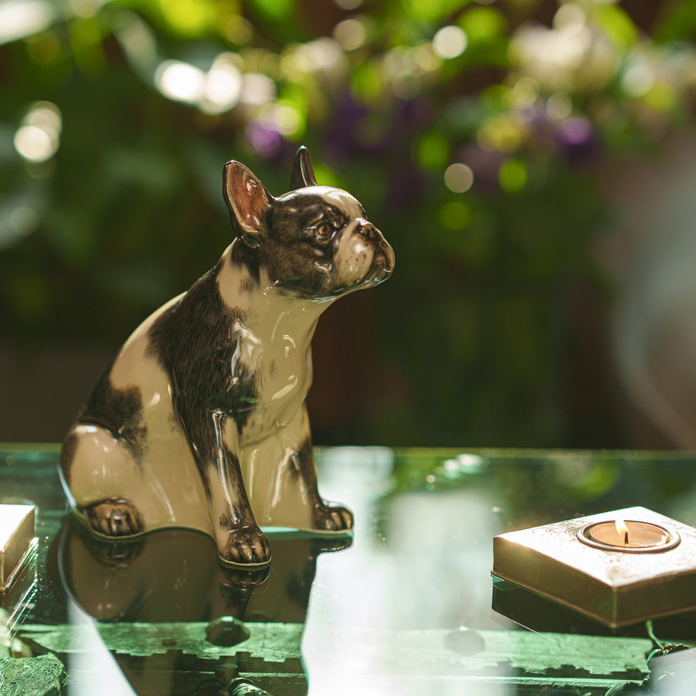 Custom Decorated French Bulldog Urn 