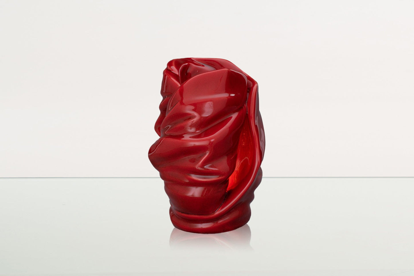 
                  
                    Pulvis Art Urns Adult Size Urn Handmade Cremation Urn for Ashes "Light" - Large | Red | Ceramic Art Urn
                  
                