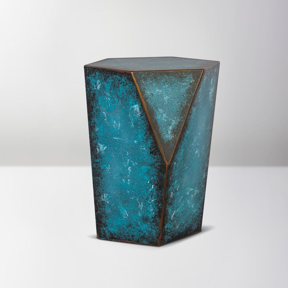 
                  
                    Pulvis Art Urns Handmade Urn "Crystal"  - Stainless Steel | Turquoise
                  
                