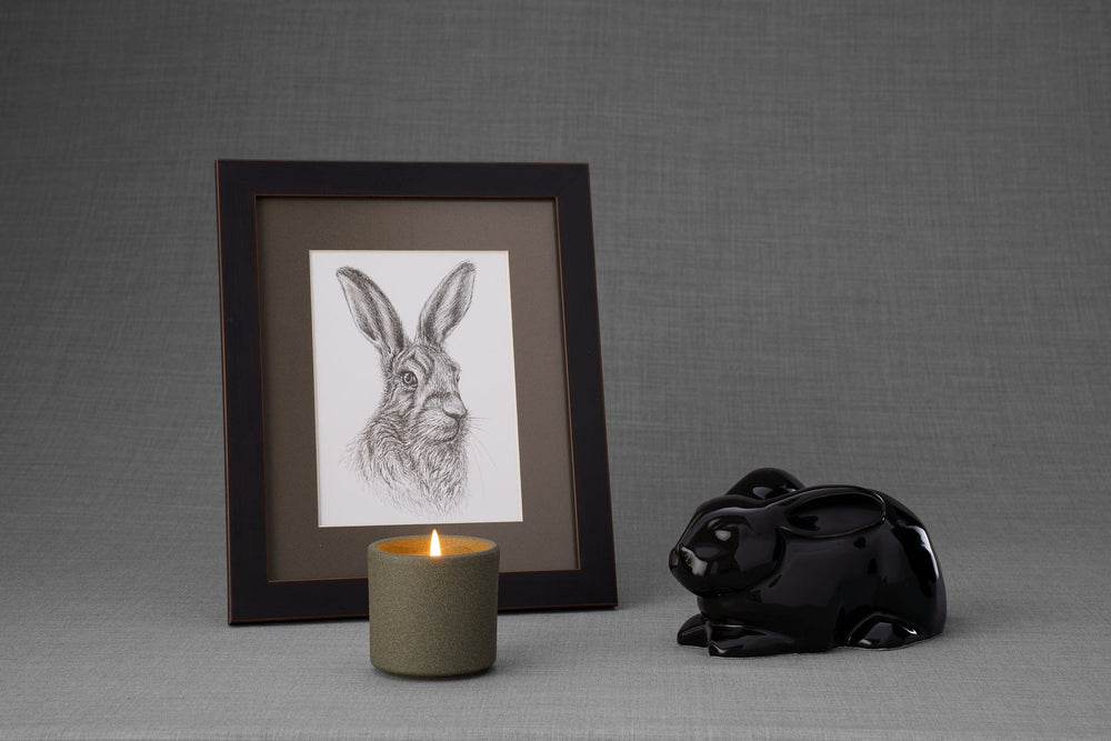 
                  
                    Pulvis Art Urns Memorial Bundle Bunny Memorial Bundle - 4 Pieces - Portrait | Urn | Nameplate Holder | Scented Candle
                  
                