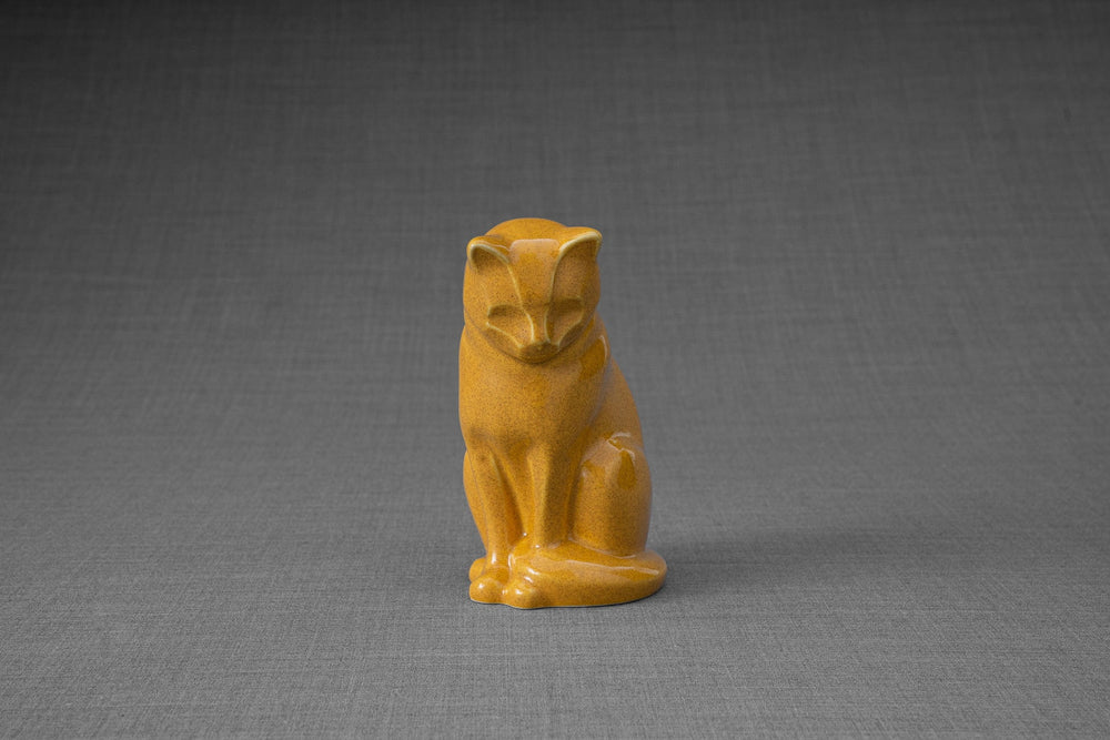 
                  
                    Pulvis Art Urns Amber Yellow / Light "Mini Neko" Pet Memorial Bundle - 4 pcs. | Handmade
                  
                