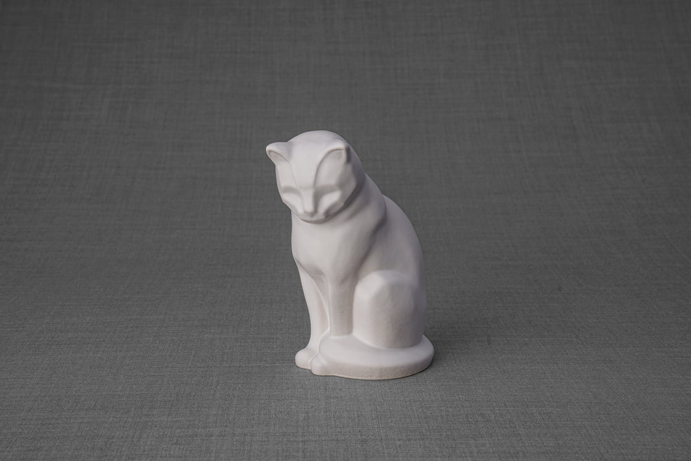 
                  
                    Pulvis Art Urns White Matte / Light "Mini Neko" Pet Memorial Bundle - 4 pcs. | Handmade
                  
                