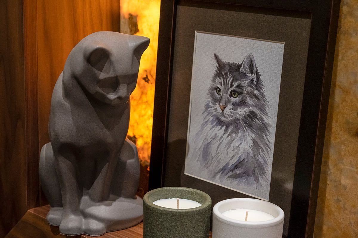 
                  
                    Pulvis Art Urns "Neko" Pet Memorial Bundle - 4 pcs. | Handmade
                  
                