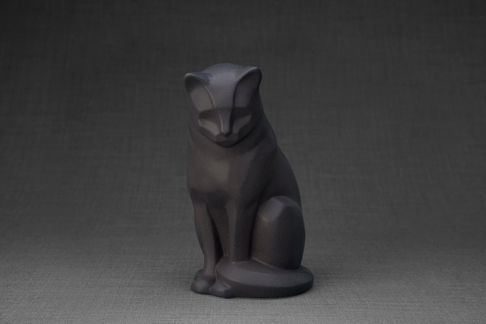 
                  
                    Pulvis Art Urns Gray Matte / Light "Neko" Pet Memorial Bundle - 4 pcs. | Handmade
                  
                