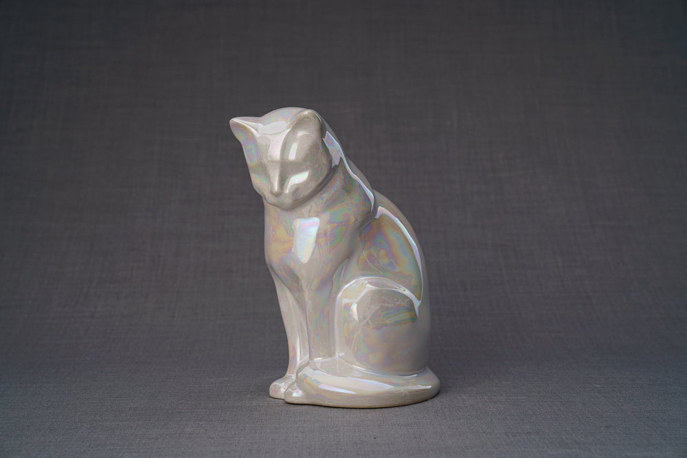 
                  
                    Pulvis Art Urns Pearly White / Light "Neko" Pet Memorial Bundle - 4 pcs. | Handmade
                  
                