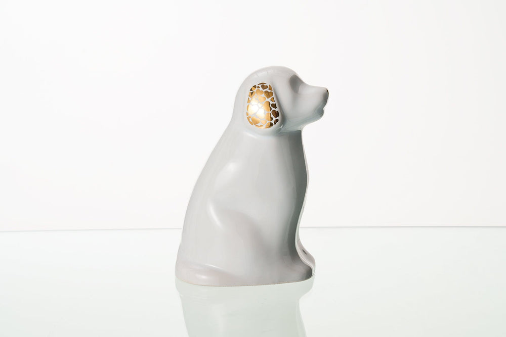 
                  
                    Pulvis Art Urns Pet Urn "Cuddle" Pet Urn for Dog - White | Ceramic | Handmade
                  
                