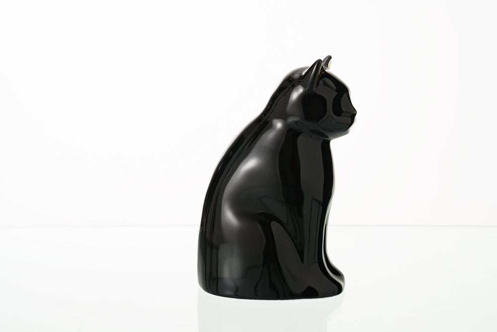 
                  
                    Pulvis Art Urns Pet Urn "Meow" Pet Urn for Cat - Black | Ceramic | Handmade
                  
                