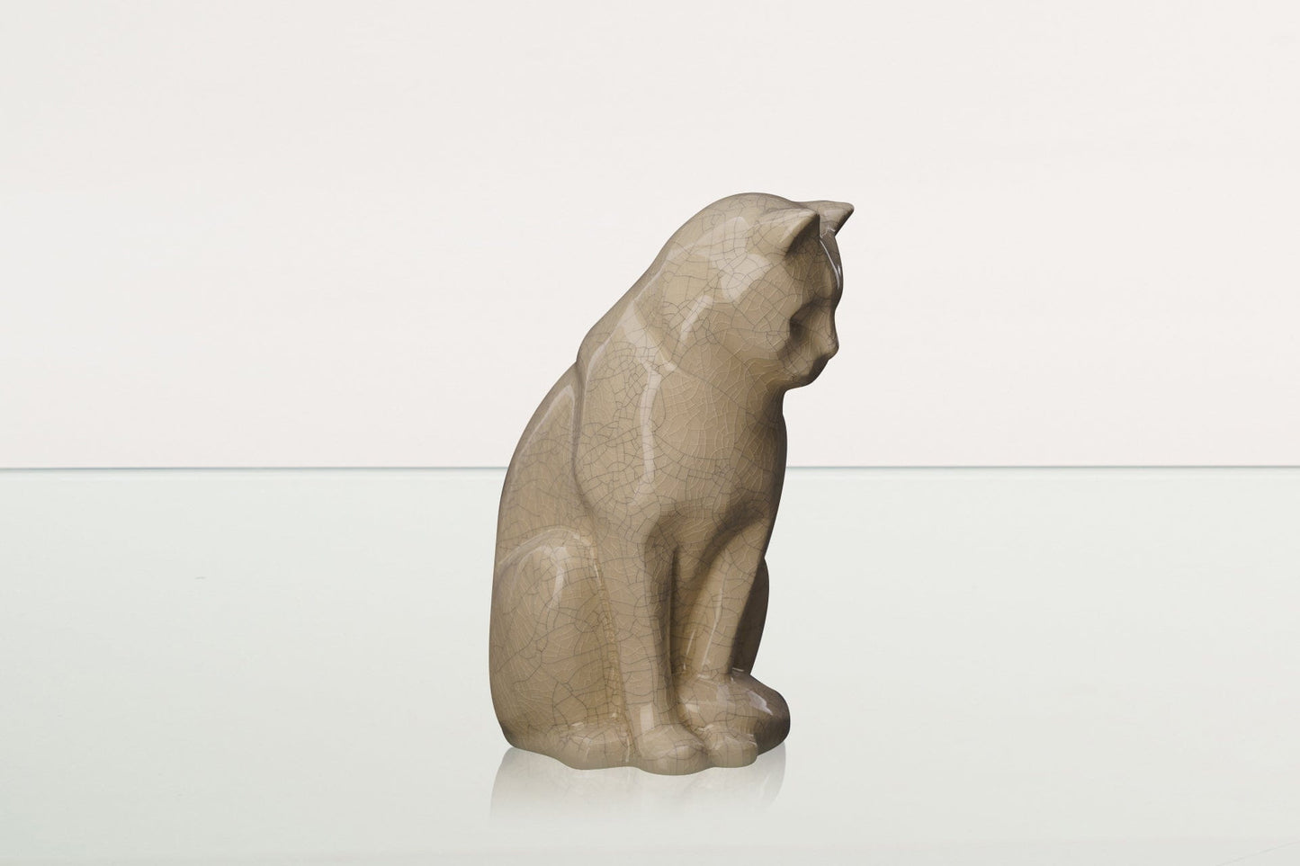 
                  
                    Pulvis Art Urns Pet Urn Neko Pet Urn for Ashes - Craquelure | Ceramic | Handmade Cat Urn
                  
                