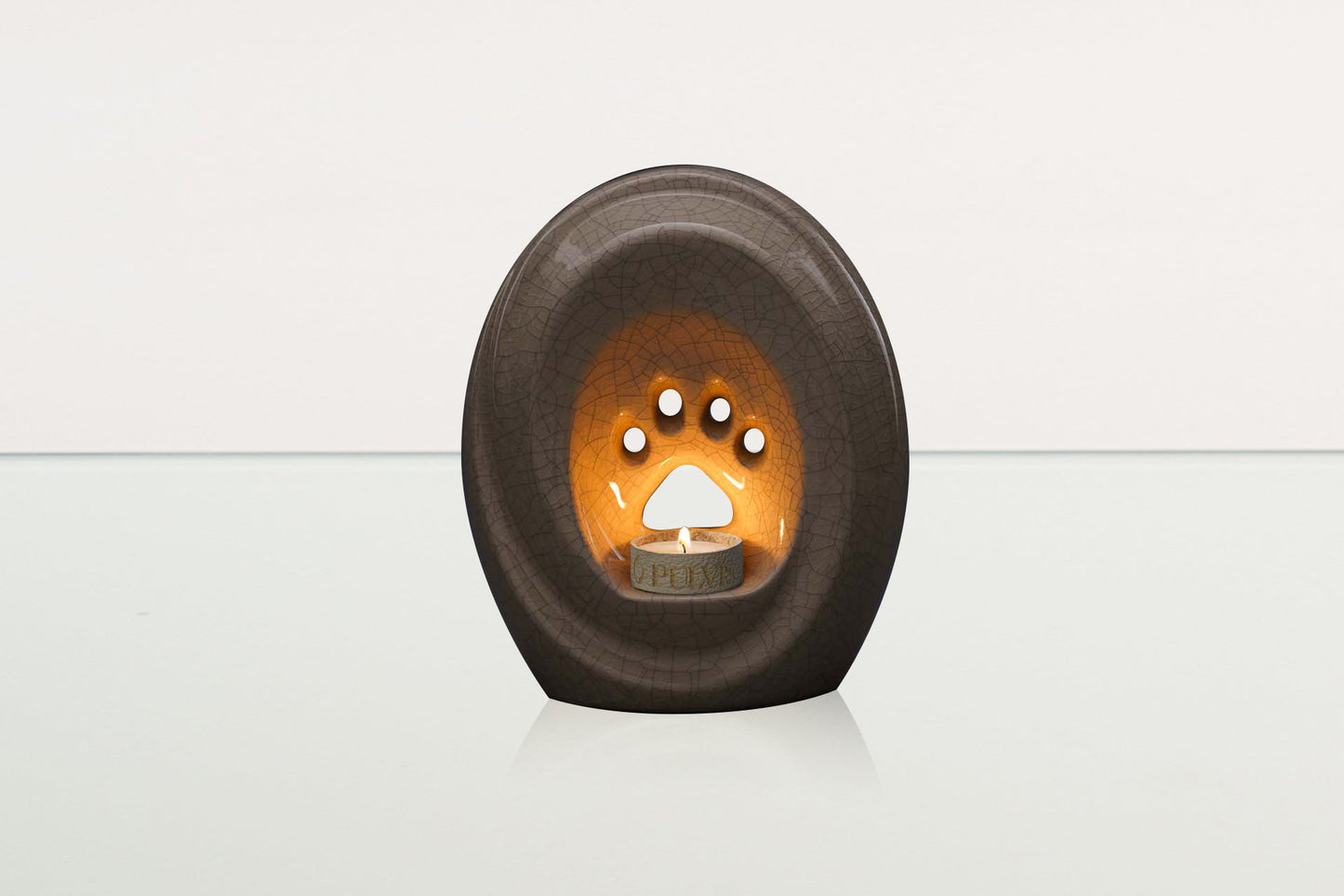 
                  
                    Pulvis Art Urns Pet Urn Paw Pet Urn for Ashes - Craquelure | Ceramic | Handmade Pet Urn
                  
                