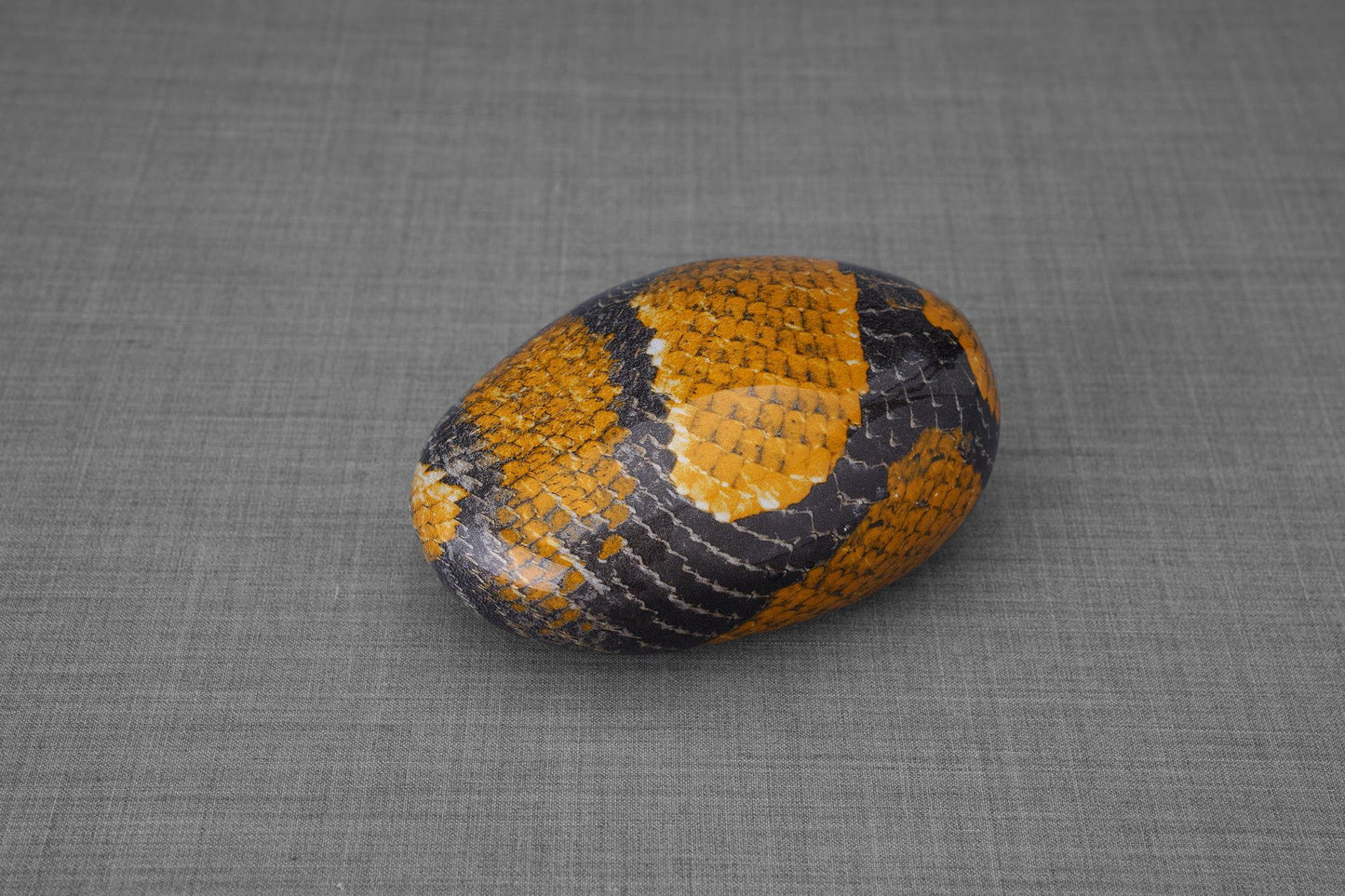 Snake Pet Urn - Yellow | Ceramic | HydroGraphics