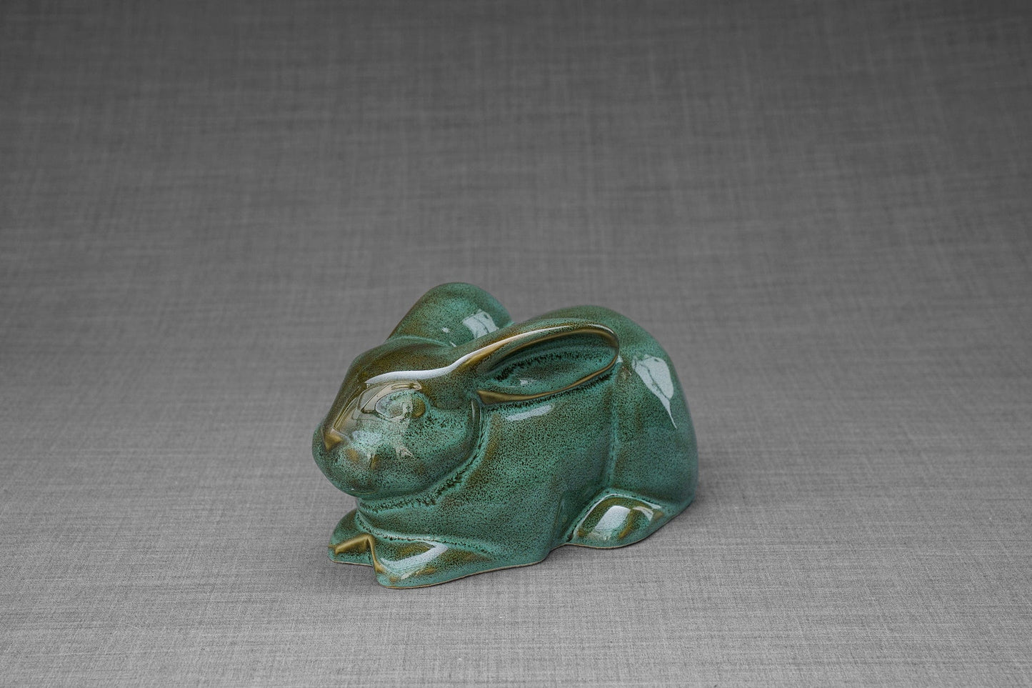 
                  
                    Pulvis Art Urns Oily Green Melange / Light "Rabbit" Pet Memorial Bundle - 4 pcs. | Handmade
                  
                